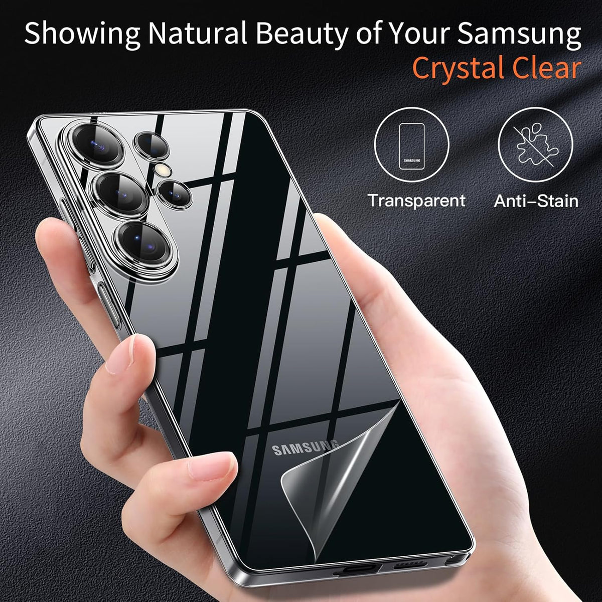 Clear Slim TPU Case for Samsung Galaxy S26 Ultra