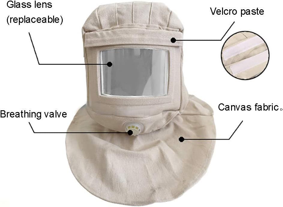 Shawl Sandblasting Hood Protective Blasting Mask