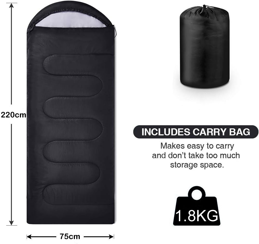 Single Outdoor Camping Envelope Sleeping Bag