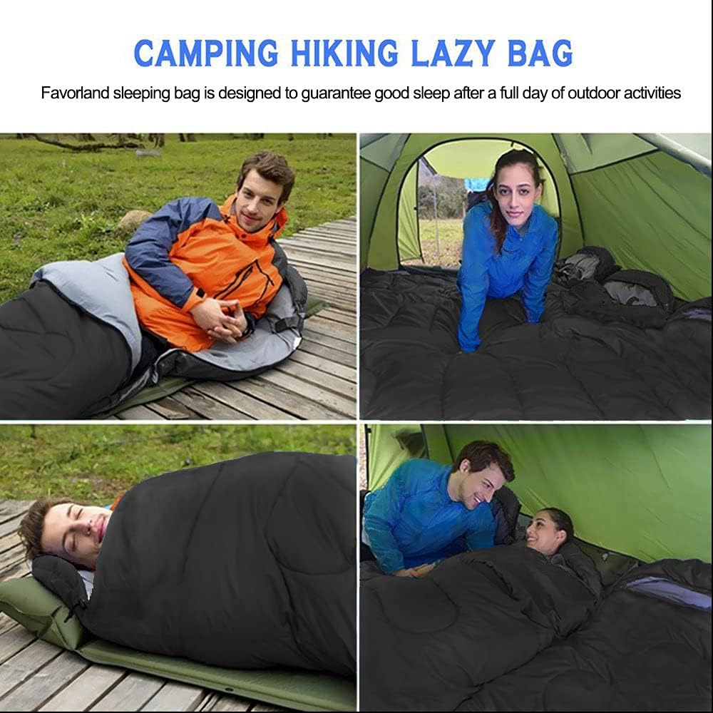 Single Outdoor Camping Envelope Sleeping Bag