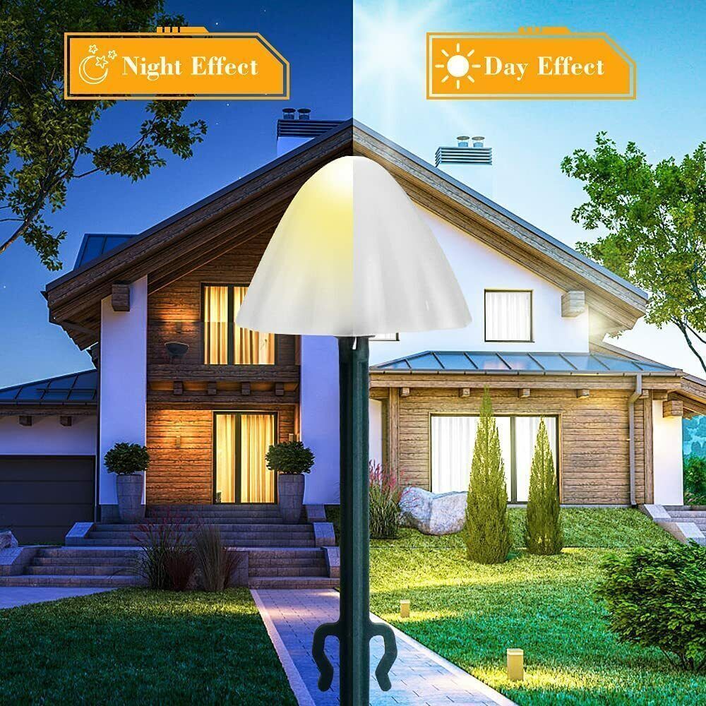 5m 20LED Solar Mushroom String Lights