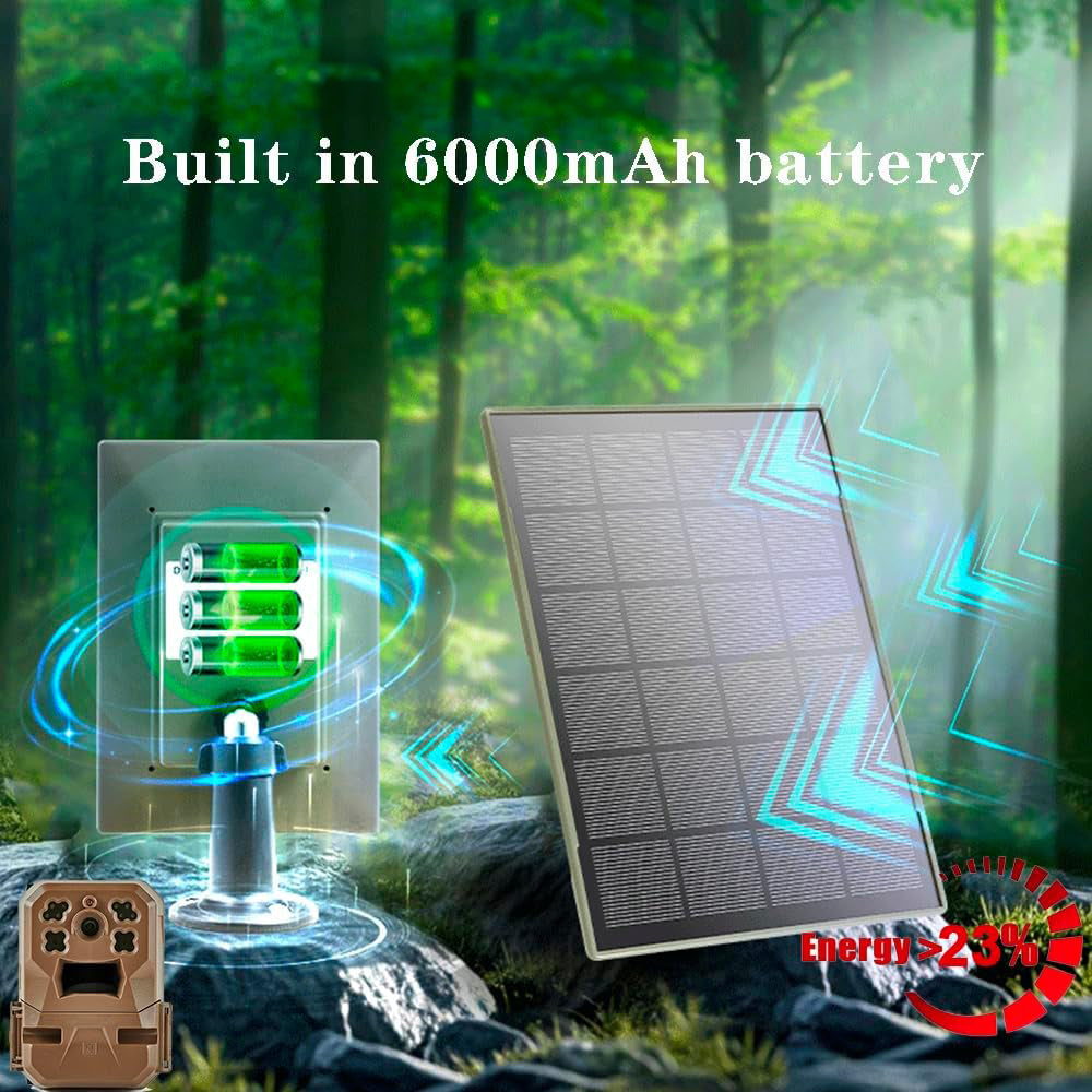 Solar Panel for Security Camera 5W [Army Green]