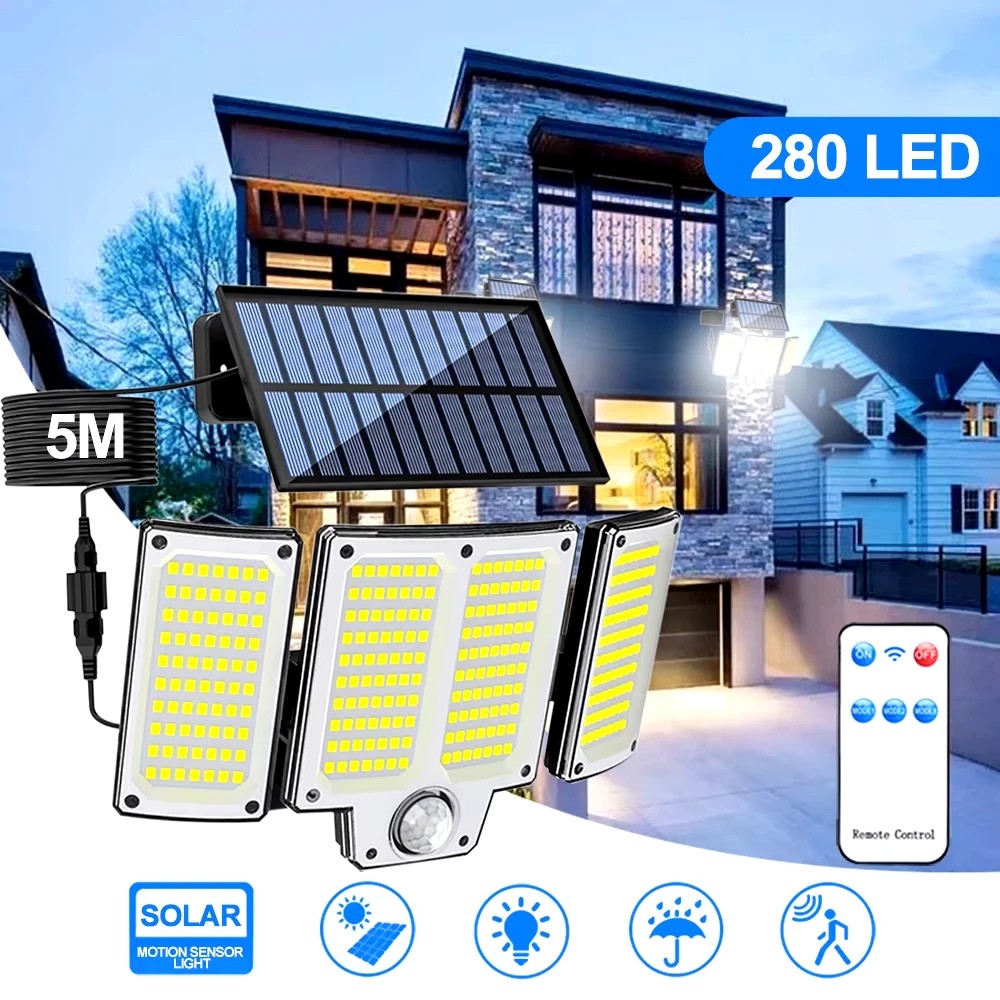 Outdoor Solar Light With Motion Sensor