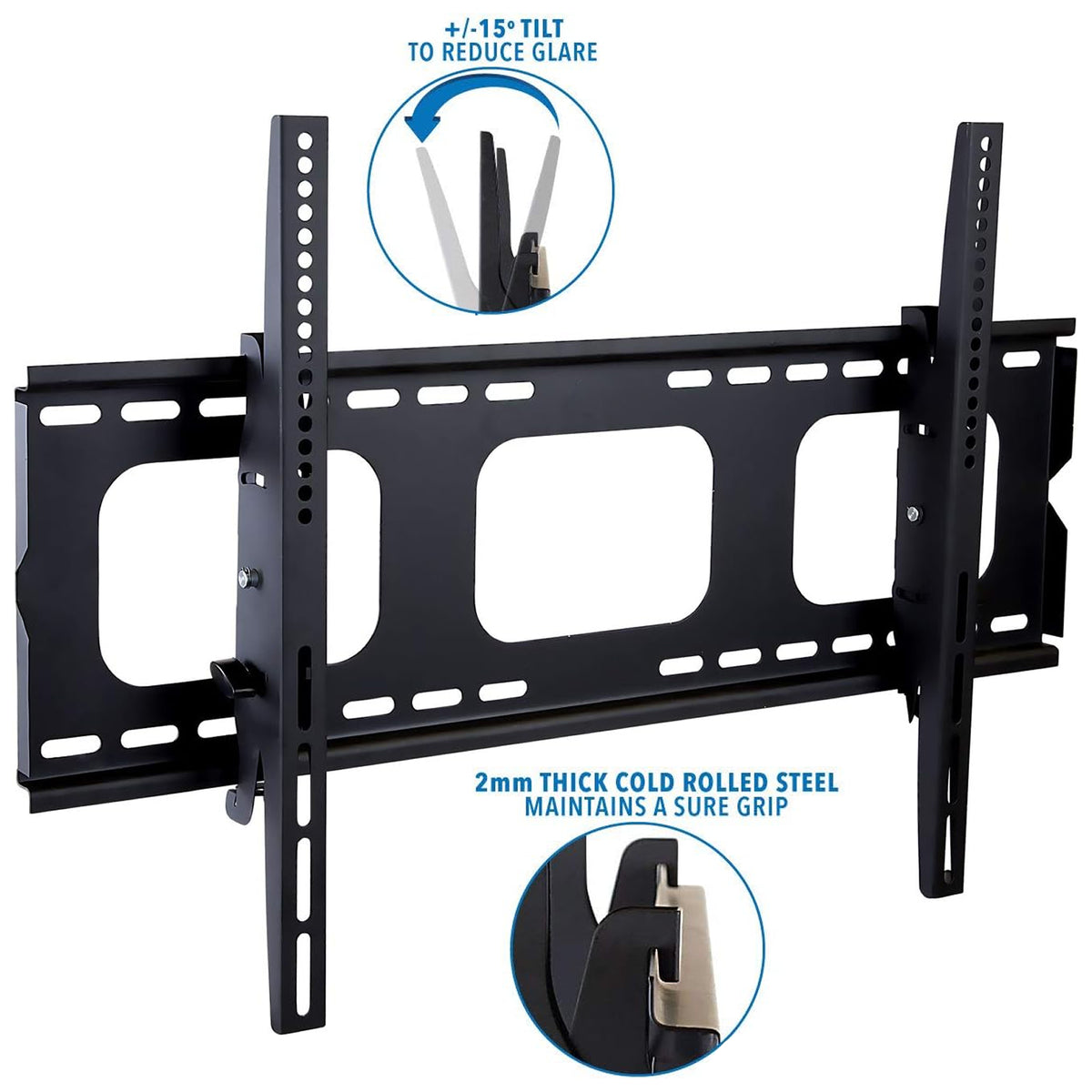 Low Profile Fixed TV Wall Mount for 32" - 75" TVs