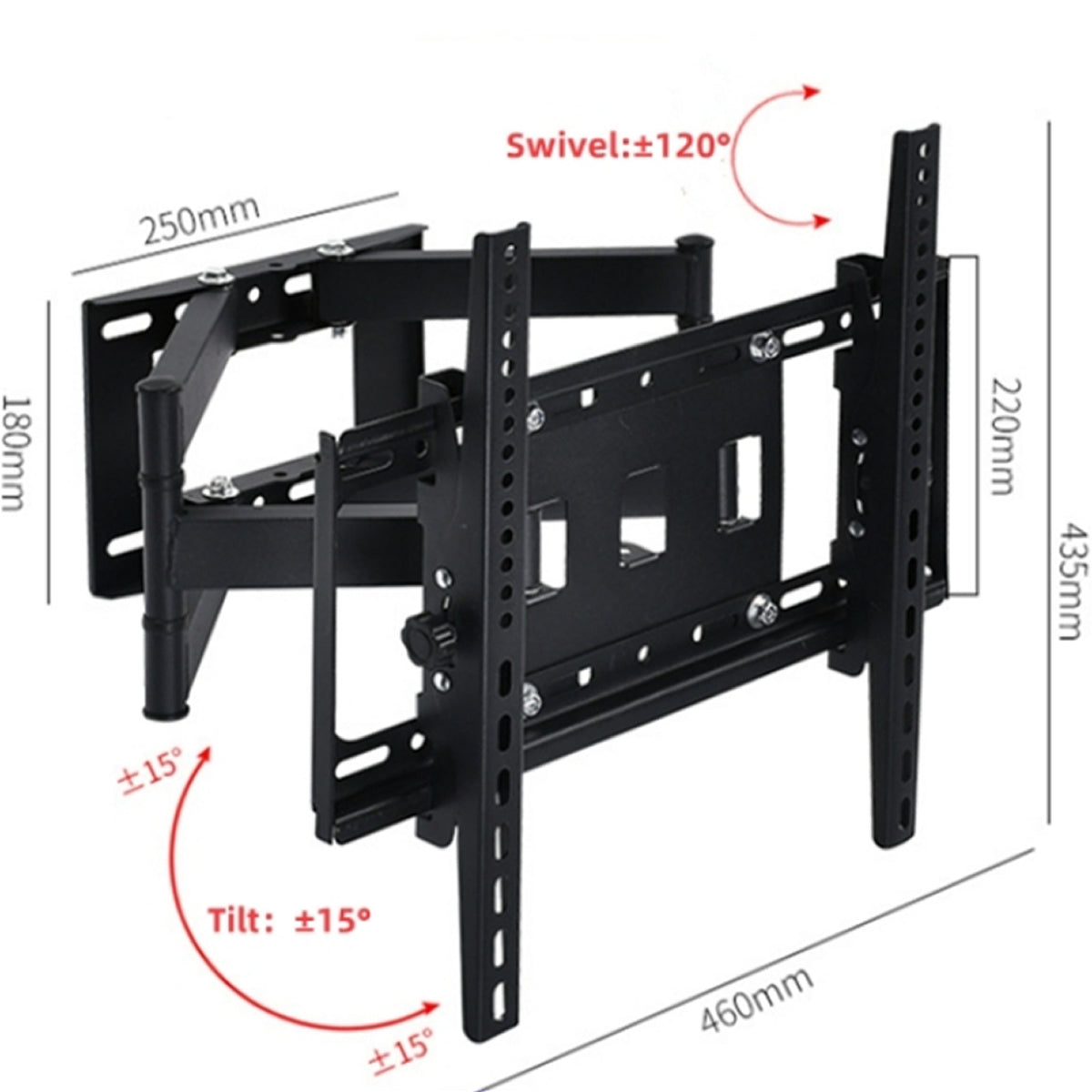 Tilt Extendable Full Motion Wall Mount for 26" - 65" TVs