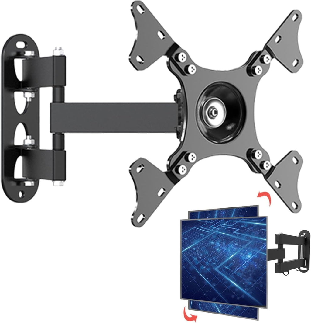 360° Rotating Full Motion TV Wall Mount for 14" - 37" TVs