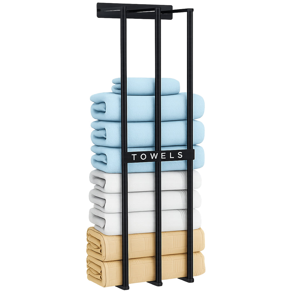 Wall Mounted Towel Rack Bathroom