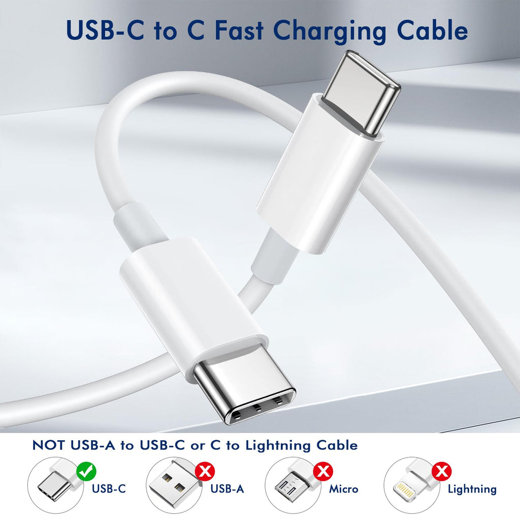 USB C to USB C Fast Charging Cable for Samsung - 2m