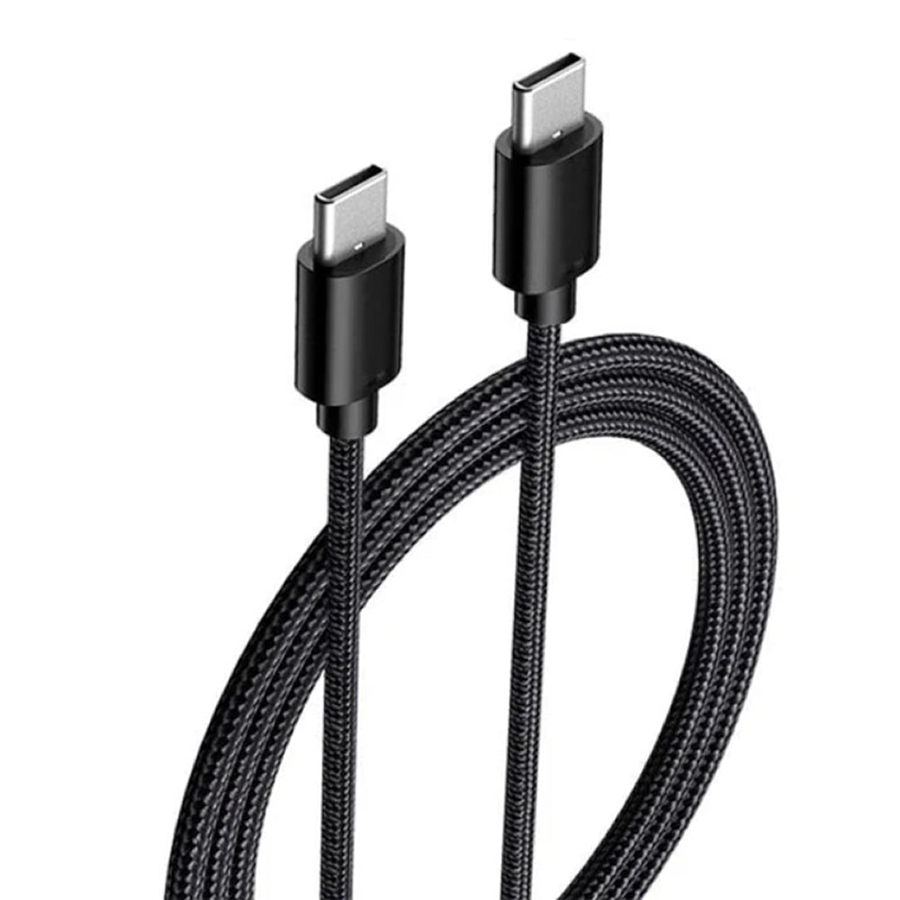 60W USB-C Fast Charging Cable 2M Black PD Type-C