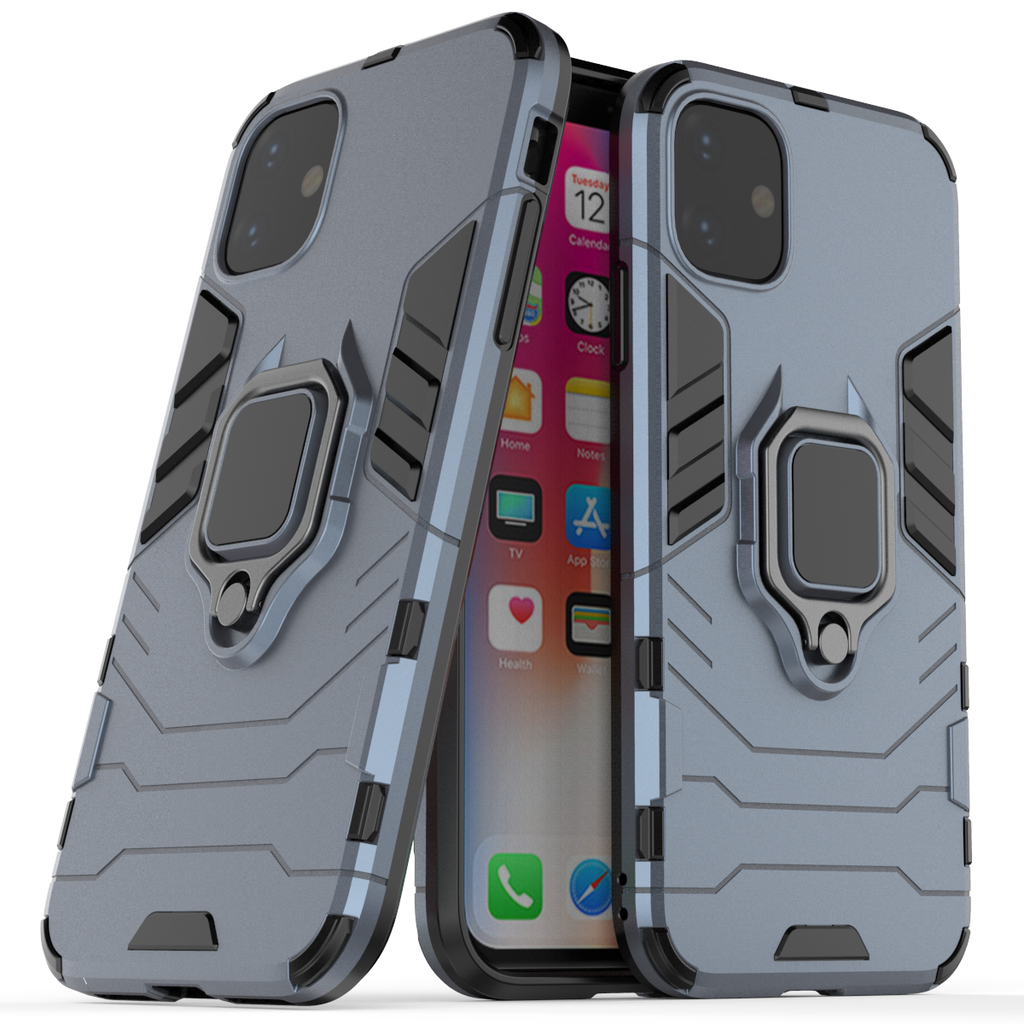 iPhone 11 Rugged Tough Case Shockproof Hybrid Cover BLUE