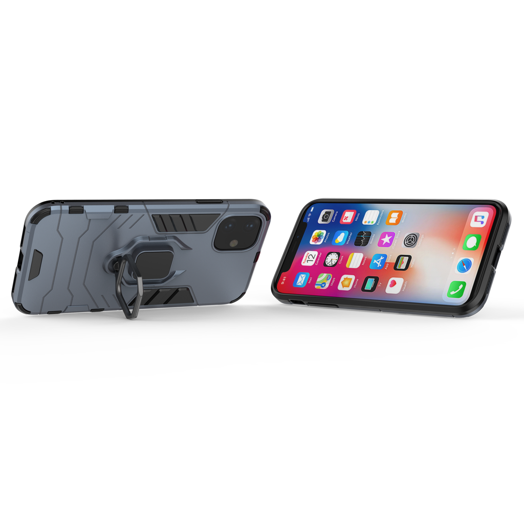 iPhone 11 Rugged Tough Case Shockproof Hybrid Cover BLUE
