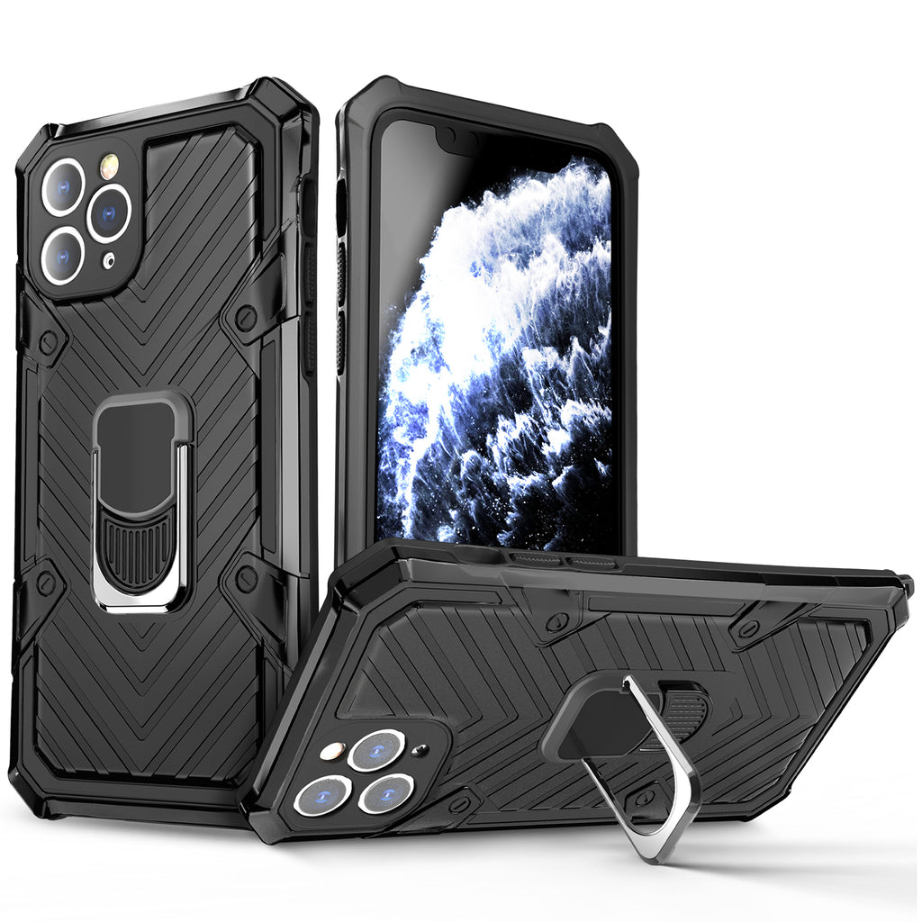 iPhone 11 Pro Rugged Tough Case Shockproof Hybrid Cover BLACK