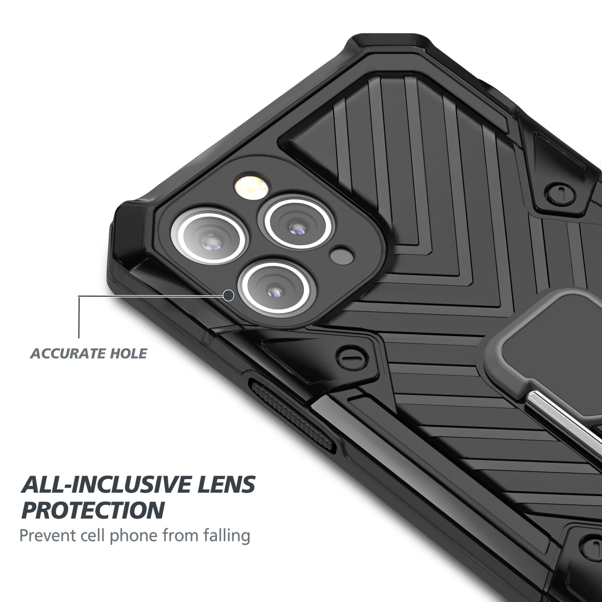 iPhone 11 Pro Rugged Tough Case Shockproof Hybrid Cover BLACK