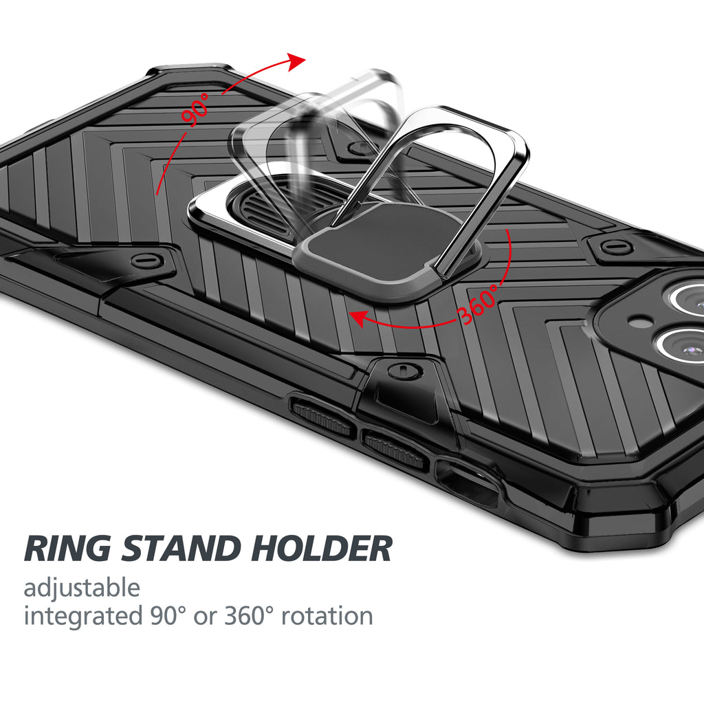 iPhone 11 Pro Rugged Tough Case Shockproof Hybrid Cover BLACK