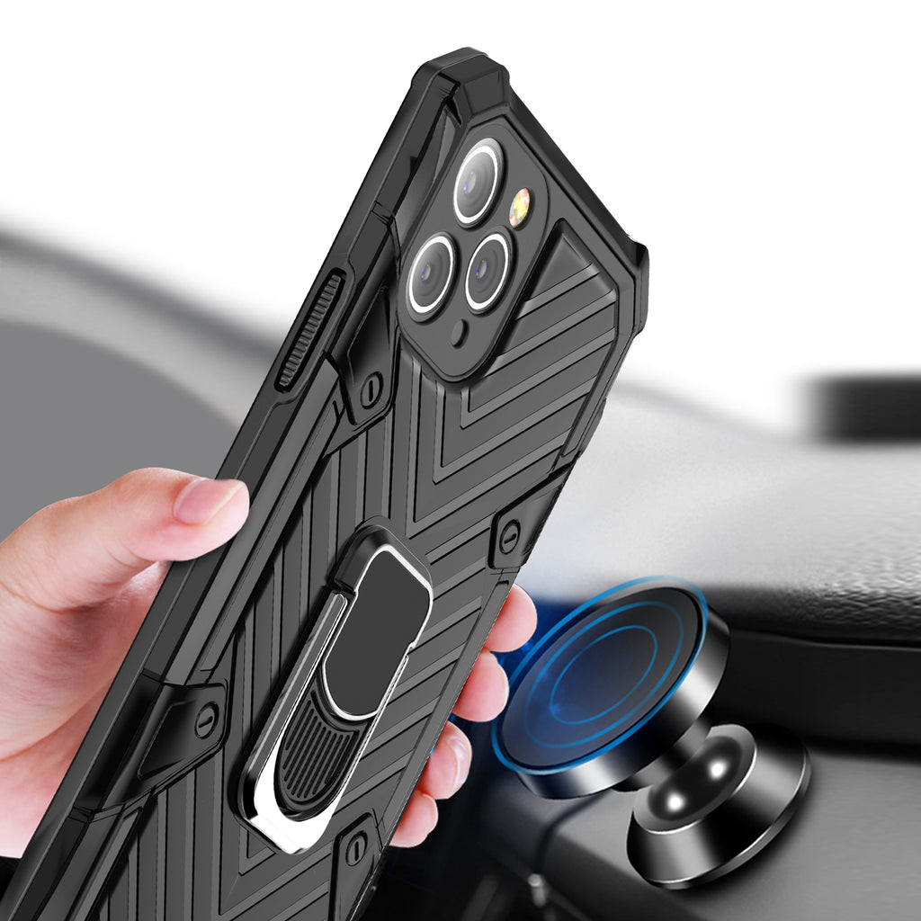 iPhone 11 Pro Rugged Tough Case Shockproof Hybrid Cover BLACK