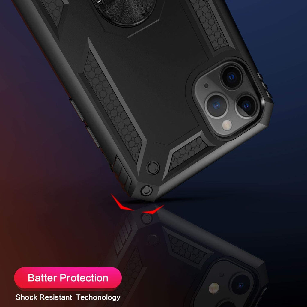 iPhone 11 Pro Rugged Tough Case Shockproof Hybrid Cover BLACK
