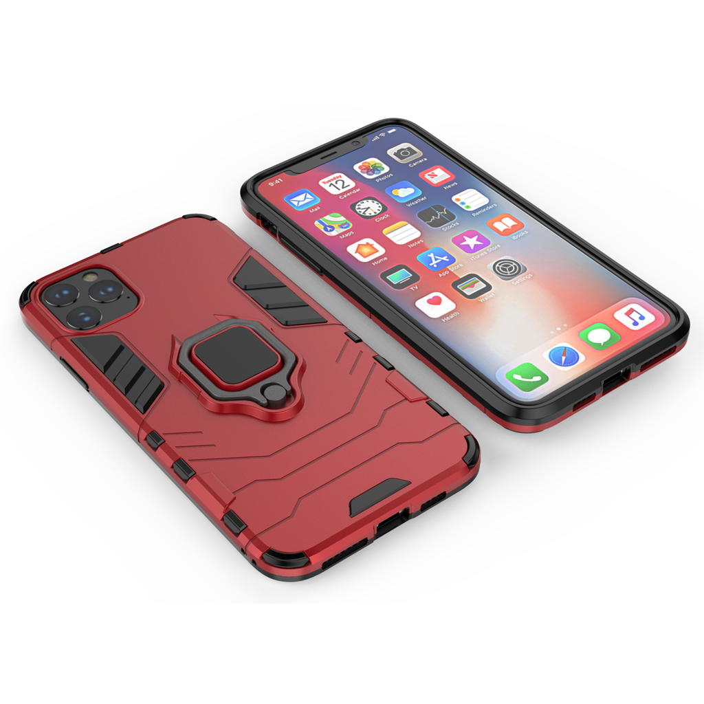 iPhone 11 Pro Max Rugged Tough Case Shockproof Hybrid Cover RED