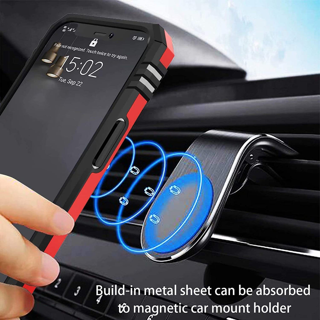 iPhone 11 Rugged Tough Case Shockproof Hybrid Cover RED
