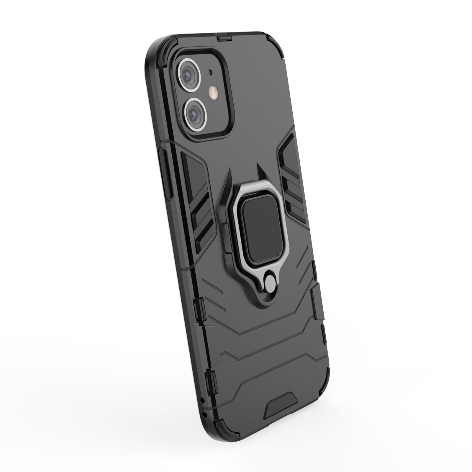 iPhone 12 Mini Rugged Tough Case Shockproof Hybrid Cover BLACK