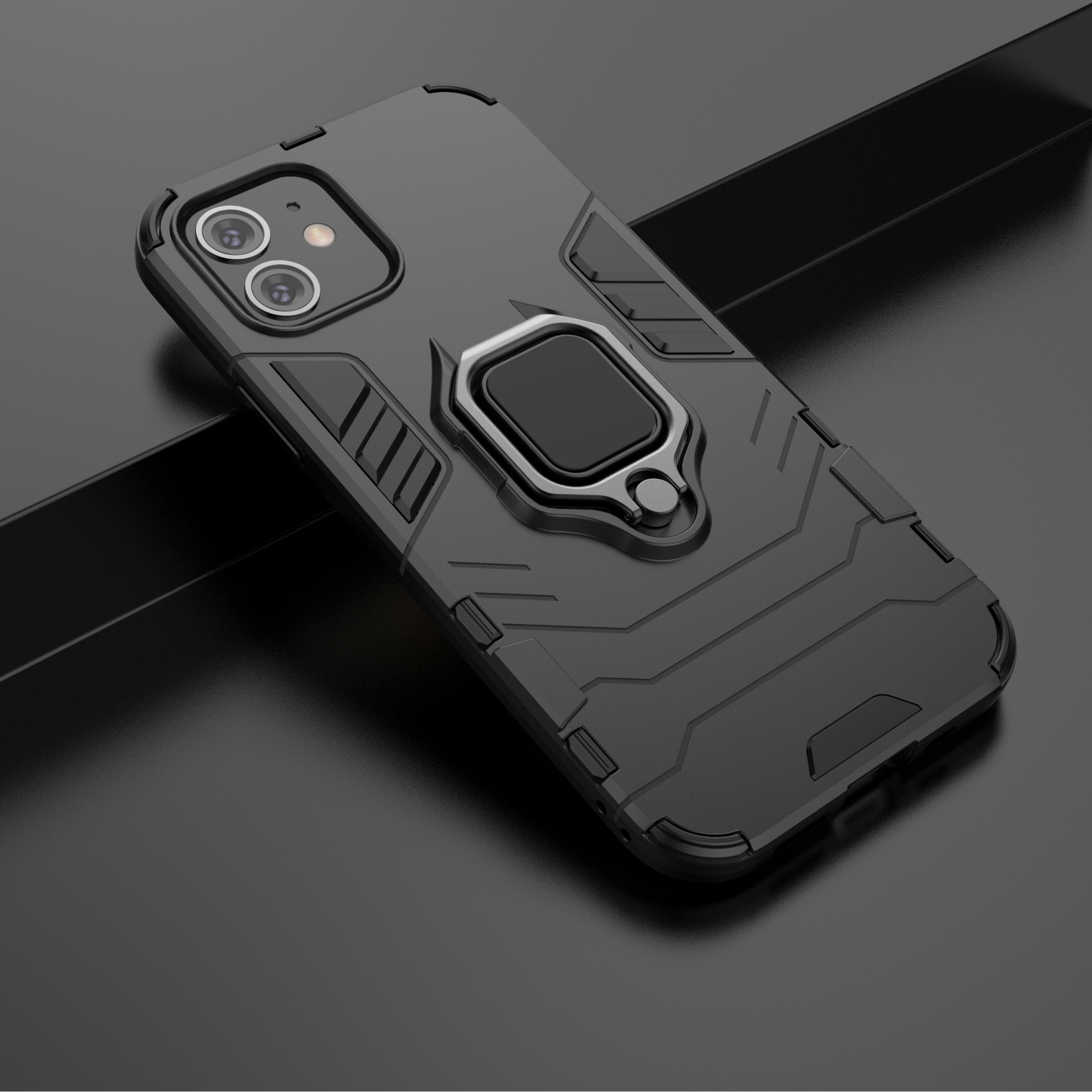 iPhone 12 Mini Rugged Tough Case Shockproof Hybrid Cover RED