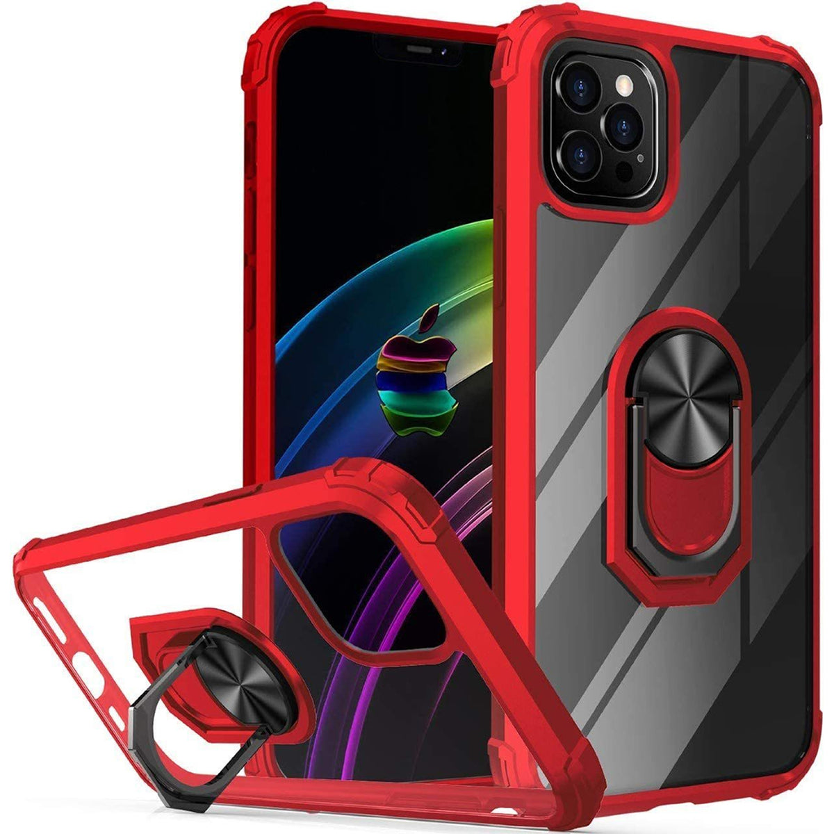 iPhone 11 Pro Max Rugged Tough Case Shockproof Hybrid Cover RED