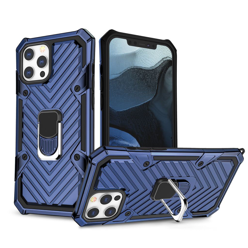iPhone 12 Pro Max Rugged Tough Case Shockproof Hybrid Cover BLUE