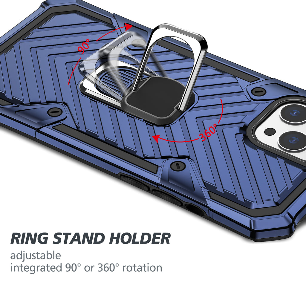 iPhone 12 Pro Max Rugged Tough Case Shockproof Hybrid Cover BLUE