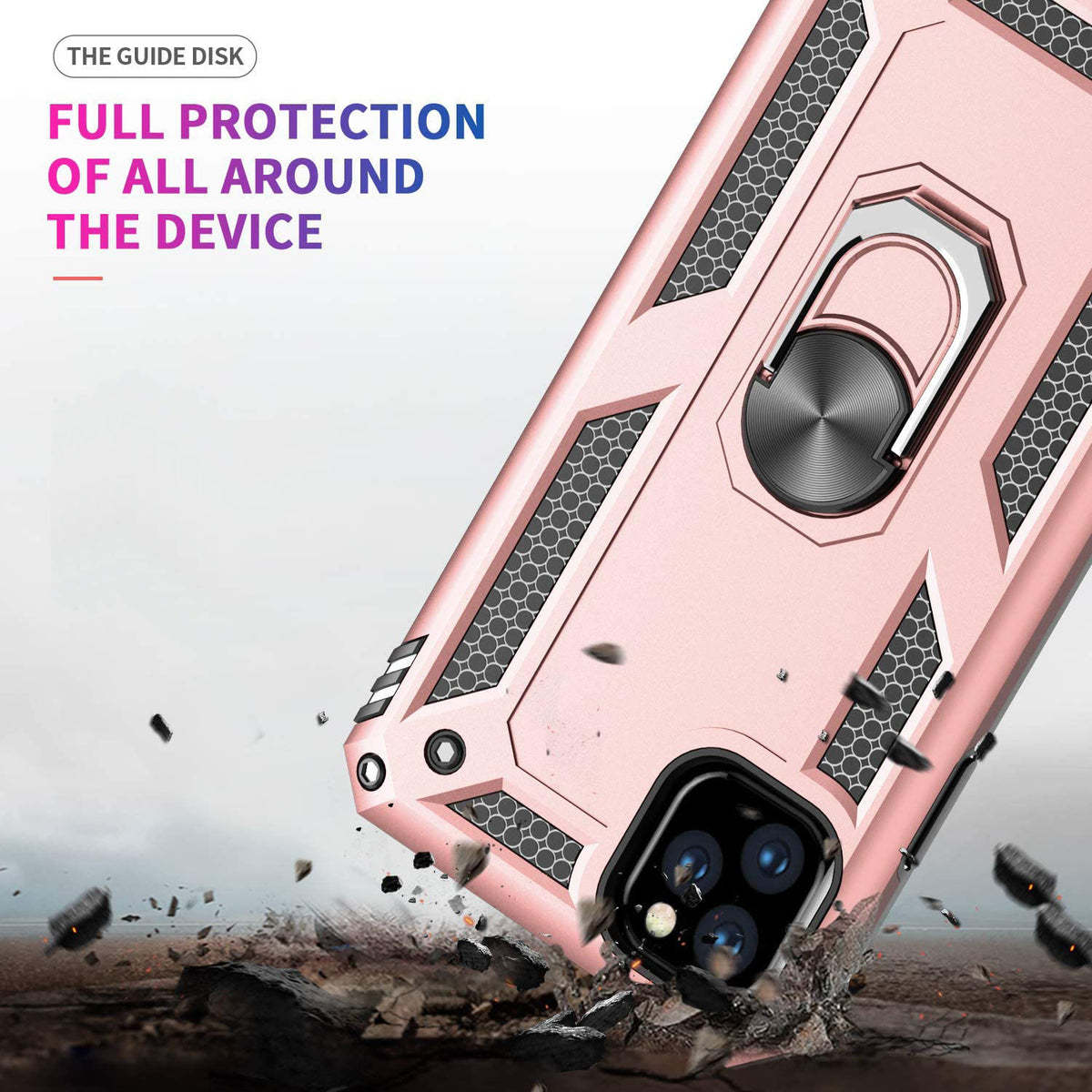 iPhone 11 Pro Max Rugged Tough Case Shockproof Hybrid Cover PINK