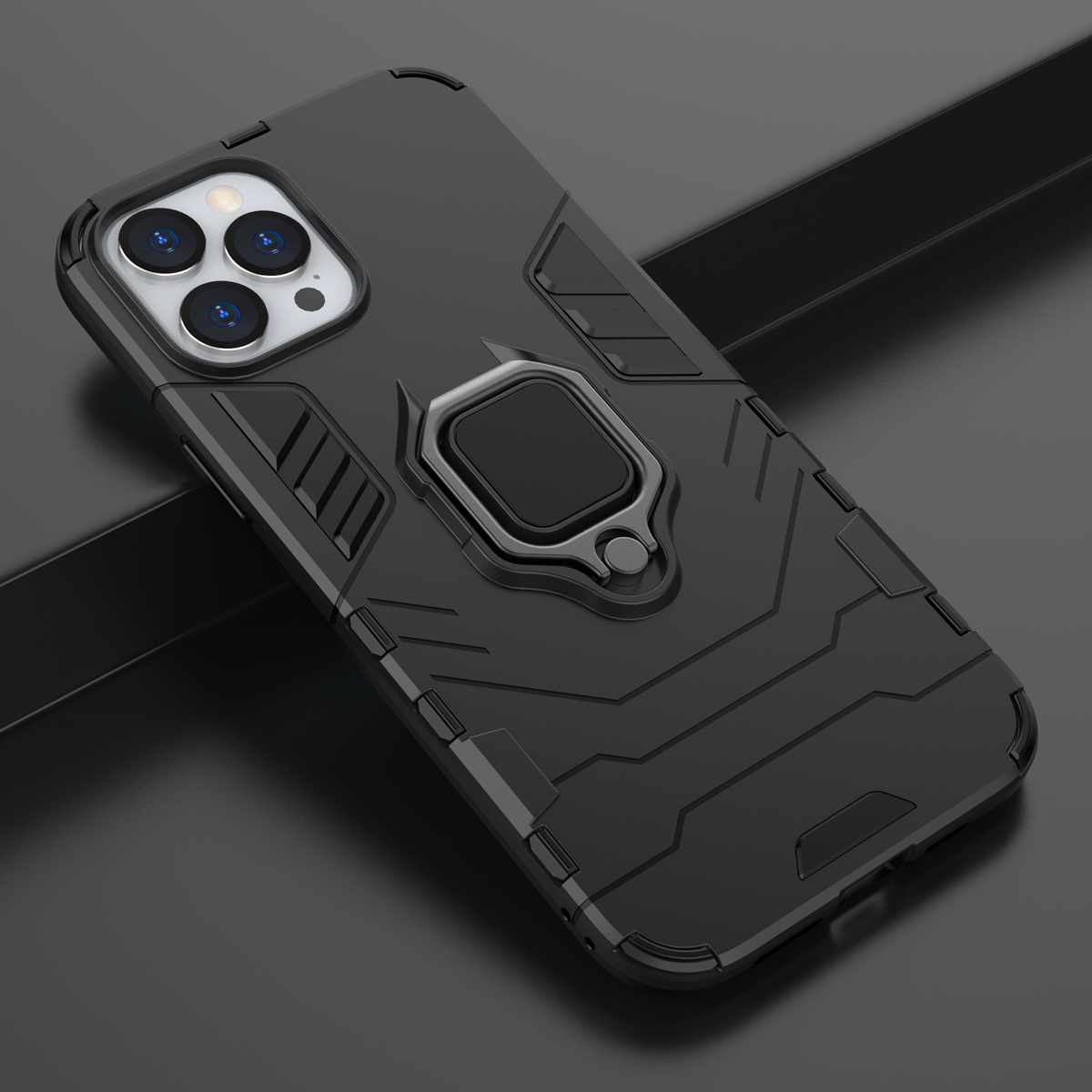 iPhone 12 Pro Max Rugged Tough Case Shockproof Hybrid Cover RED