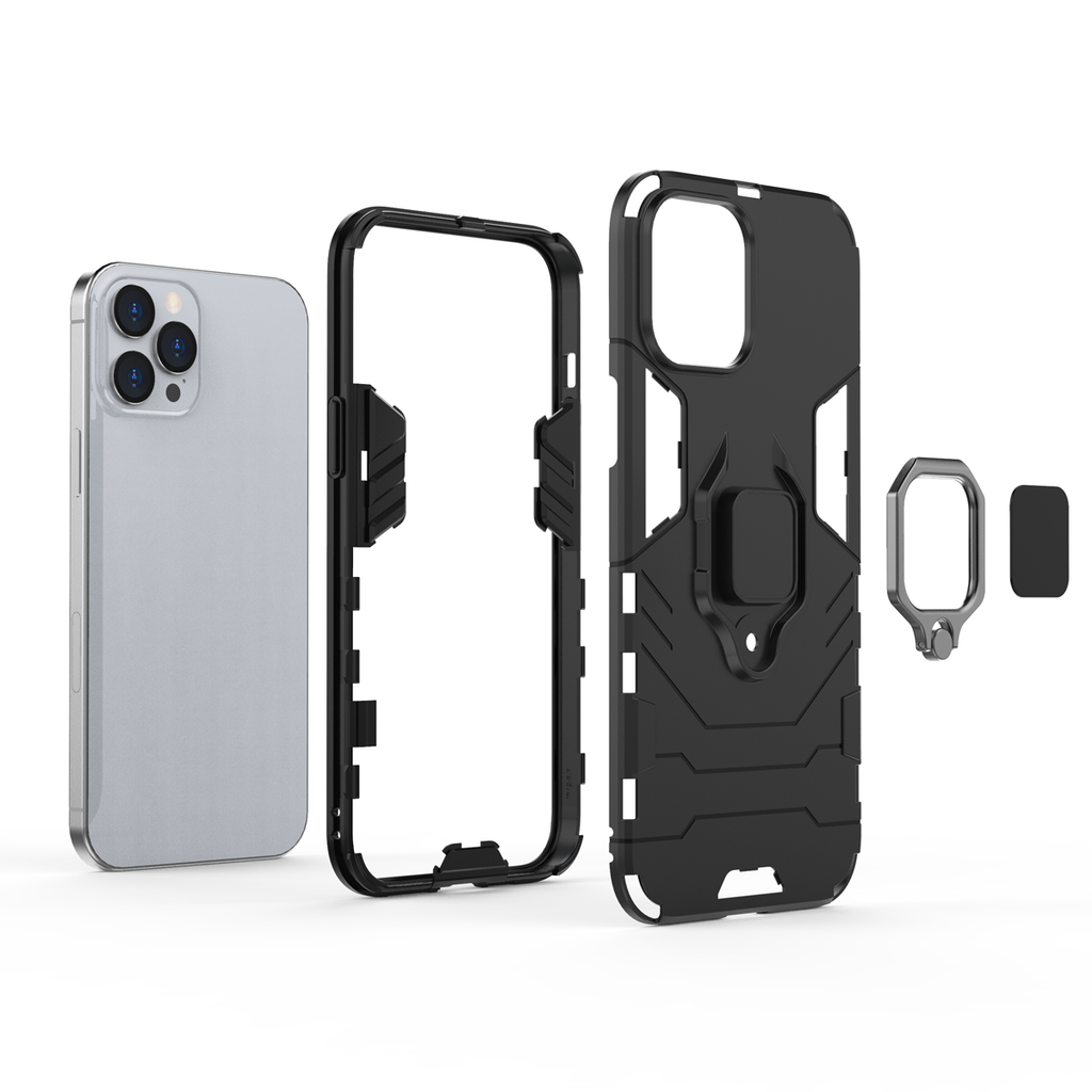iPhone 12 Pro Max Rugged Tough Case Shockproof Hybrid Cover RED