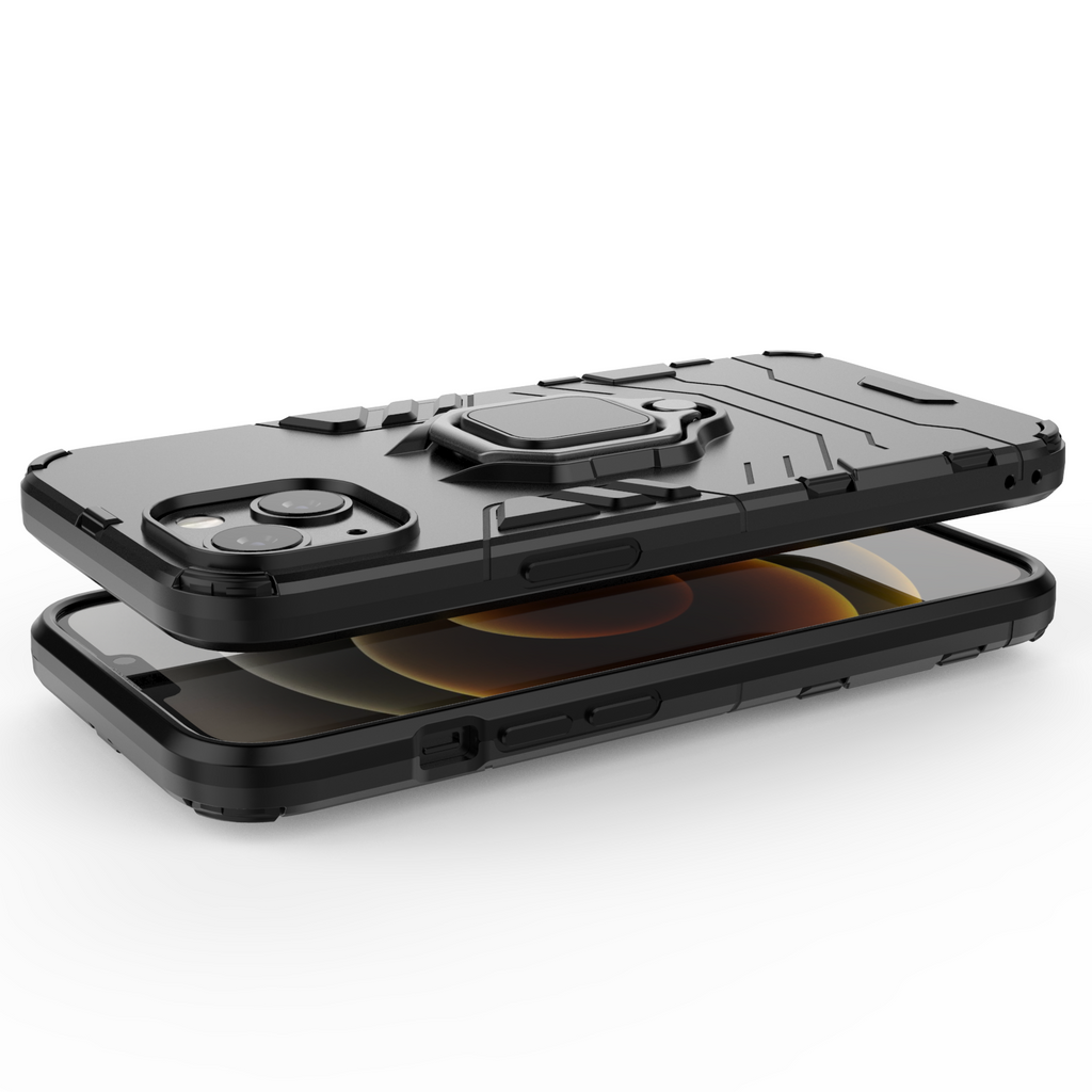 iPhone 13 Rugged Tough Case Shockproof Hybrid Cover RED