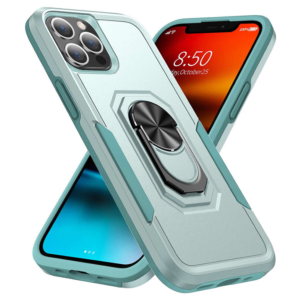 iPhone 13 Pro Max Heavy Duty Case Rugged Tough Dual Layer Shockproof Cover GREEN