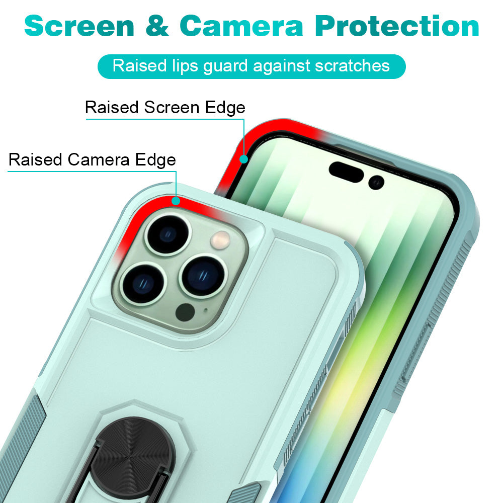 iPhone 13 Pro Max Heavy Duty Case Rugged Tough Dual Layer Shockproof Cover GREEN