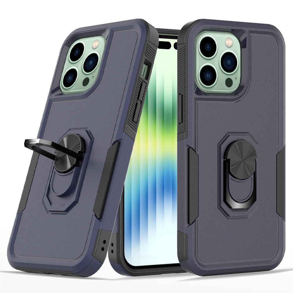 iPhone 14 Pro Heavy Duty Case Rugged Tough Dual Layer Shockproof Cover BLUE