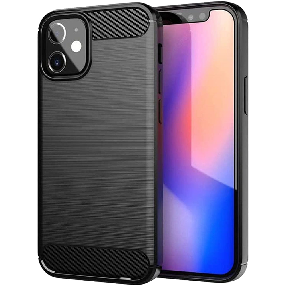 iPhone 11 Slim Fit Case Tough Gel TPU Rubber Cover BLACK