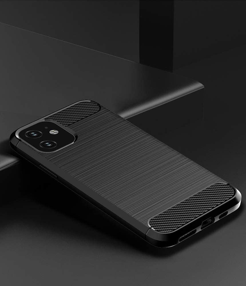 iPhone 11 Slim Fit Case Tough Gel TPU Rubber Cover BLACK