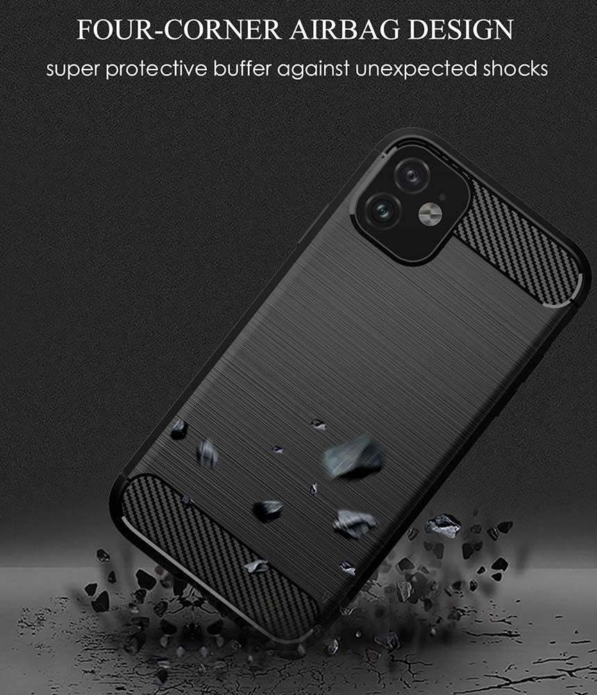 iPhone 11 Slim Fit Case Tough Gel TPU Rubber Cover BLACK