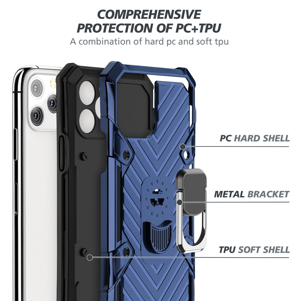 iPhone 11 Pro Max Rugged Tough Case Shockproof Hybrid Cover BLUE
