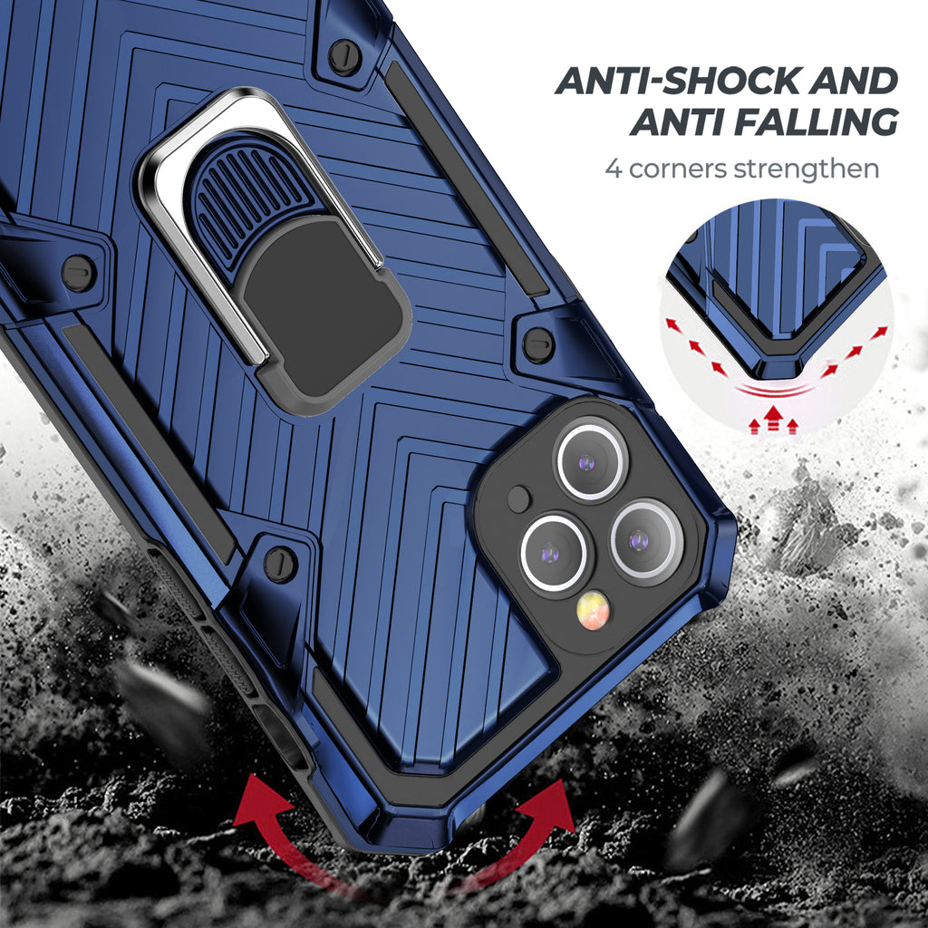 iPhone 11 Pro Max Rugged Tough Case Shockproof Hybrid Cover BLUE