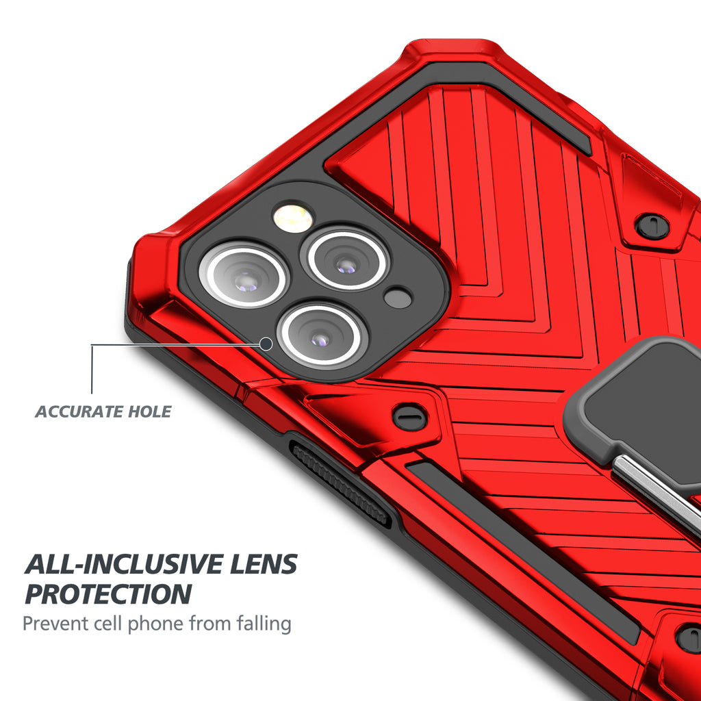 iPhone 11 Pro Max Rugged Tough Case Shockproof Hybrid Cover RED