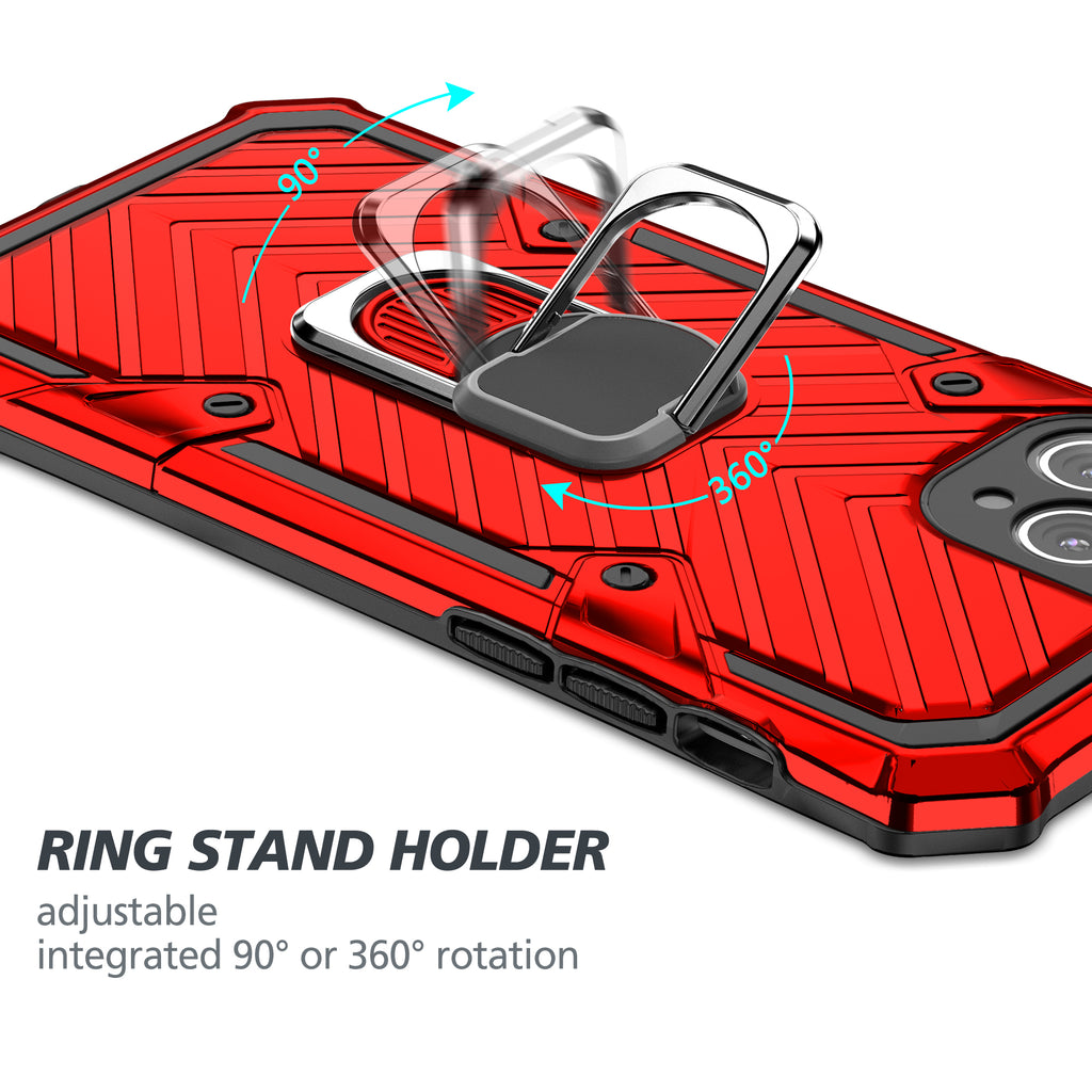 iPhone 11 Pro Max Rugged Tough Case Shockproof Hybrid Cover RED