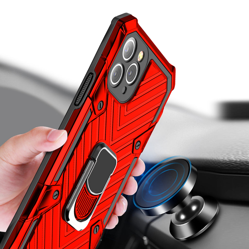 iPhone 11 Pro Max Rugged Tough Case Shockproof Hybrid Cover RED