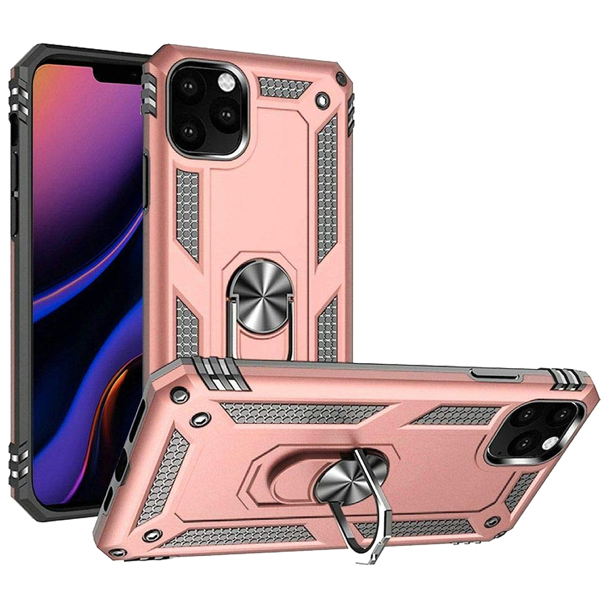 iPhone 11 Pro Rugged Tough Case Shockproof Hybrid Cover PINK