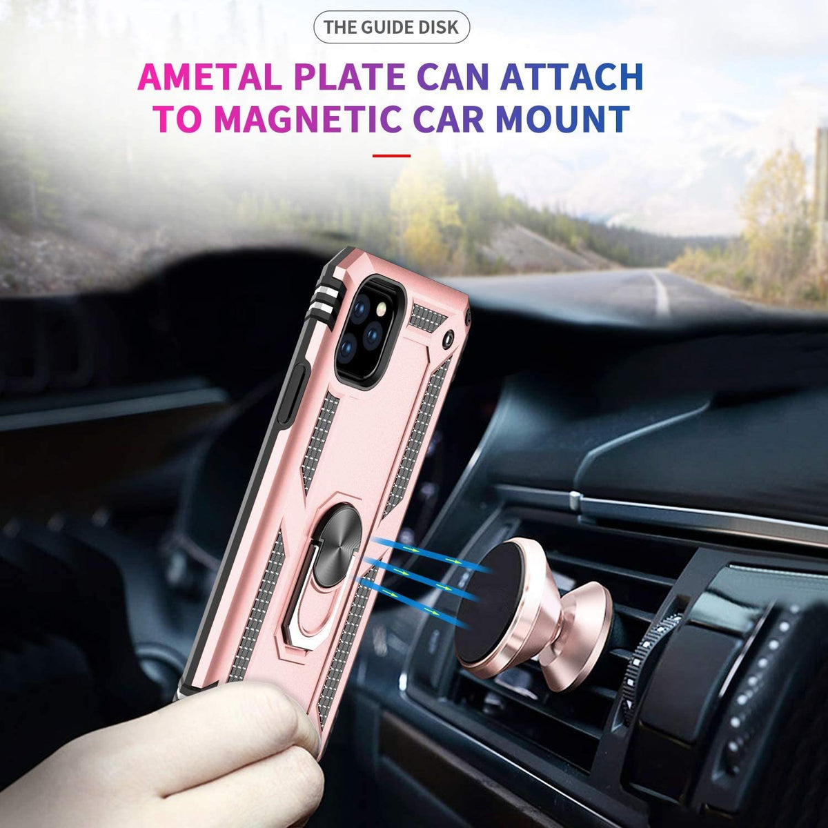 iPhone 11 Pro Rugged Tough Case Shockproof Hybrid Cover PINK