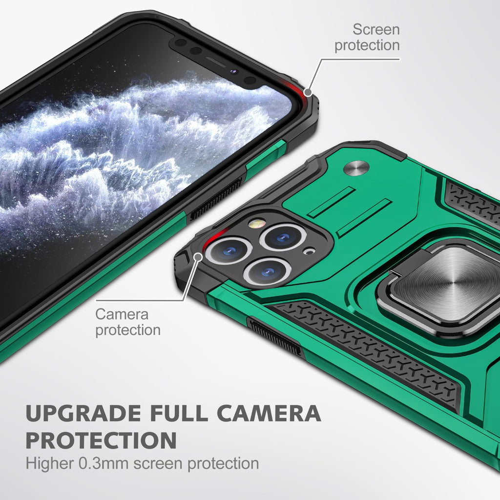 iPhone 11 Pro Max Rugged Tough Case Shockproof Hybrid Cover D GREEN