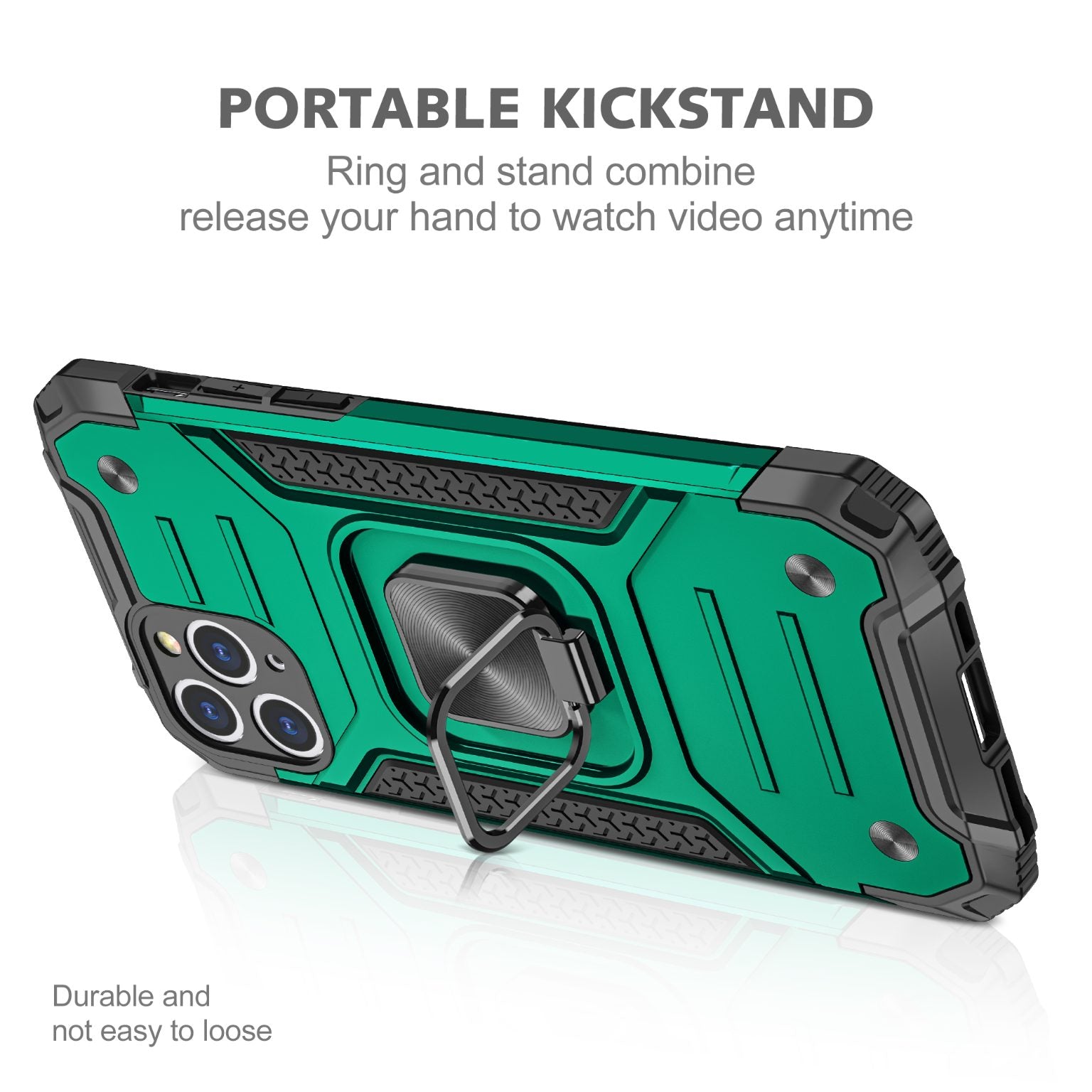 iPhone 11 Pro Max Rugged Tough Case Shockproof Hybrid Cover D GREEN