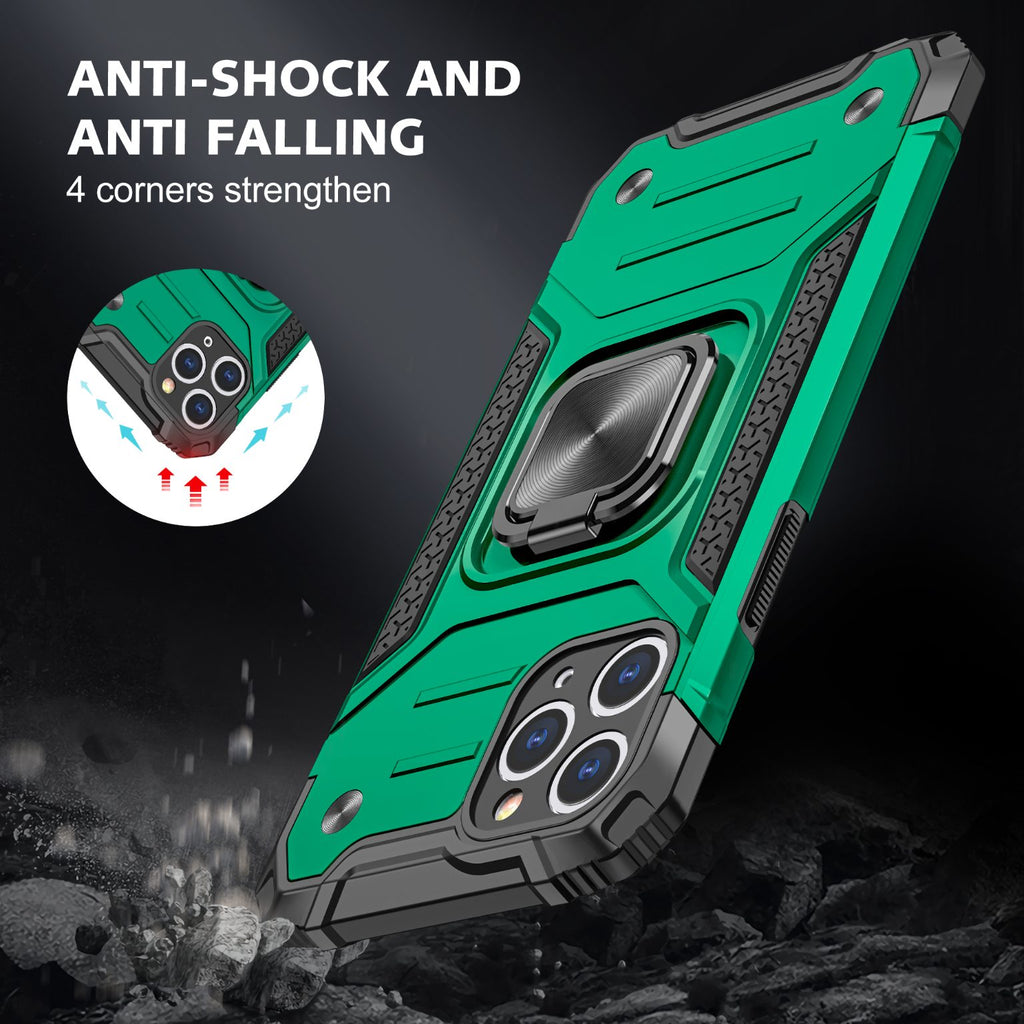 iPhone 11 Pro Max Rugged Tough Case Shockproof Hybrid Cover D GREEN