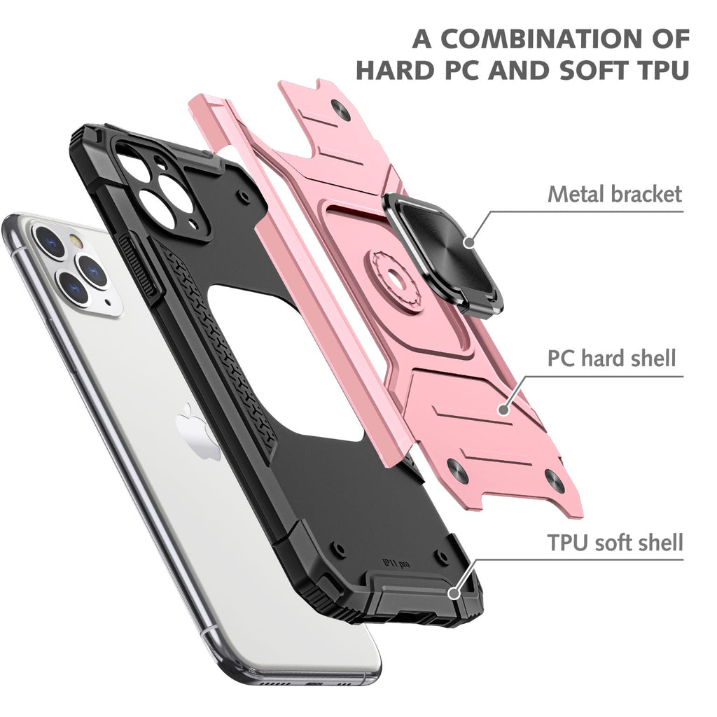 iPhone 11 Pro Rugged Tough Case Shockproof Hybrid Cover PINK