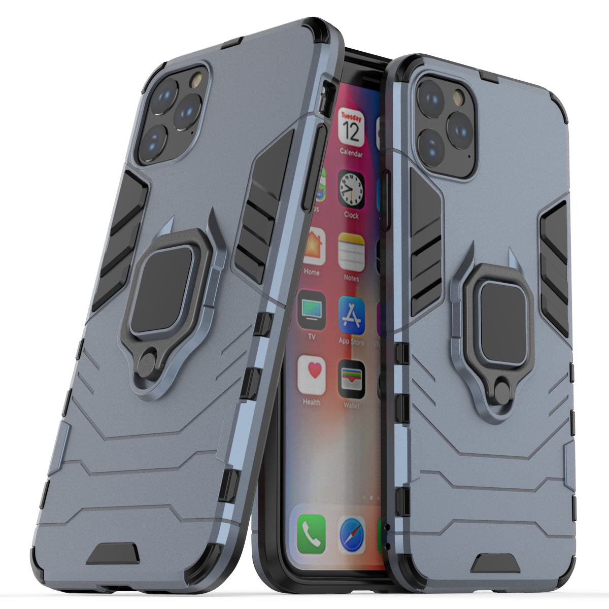 iPhone 11 Pro Max Rugged Tough Case Shockproof Hybrid Cover BLUE