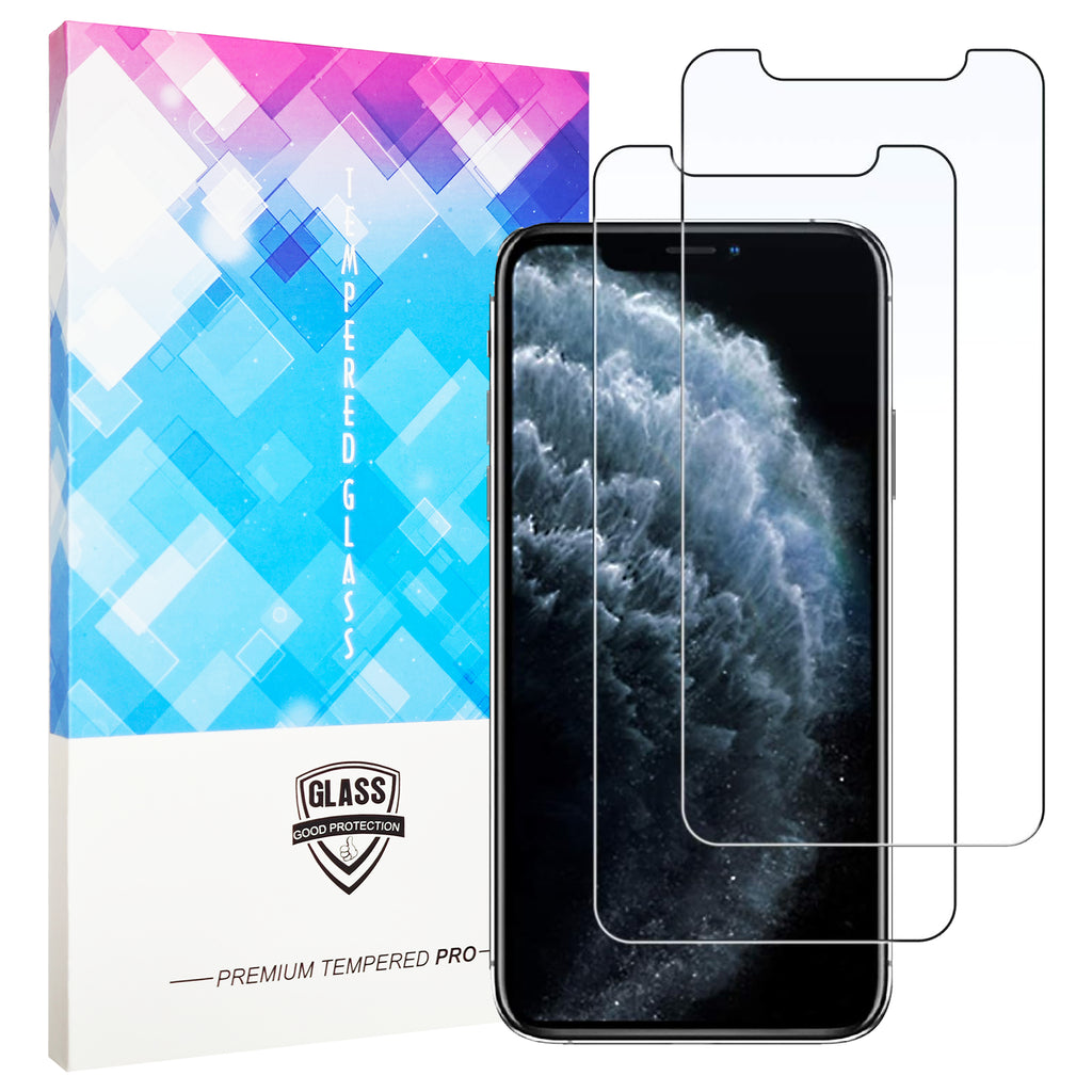 2x iPhone XS Glass Screen Protector